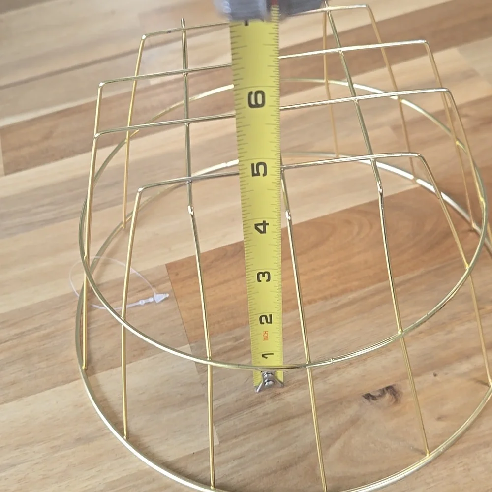 Gold Wire Decorative Storage Baskets